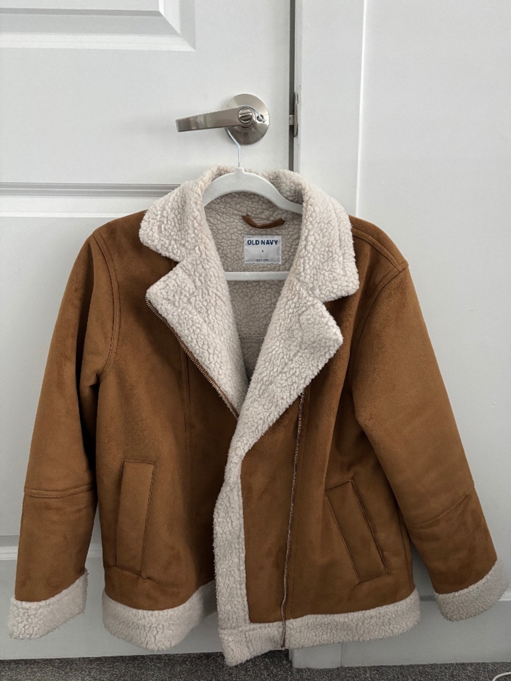 Suede Sherpa Jacket - Picture 2 of 2